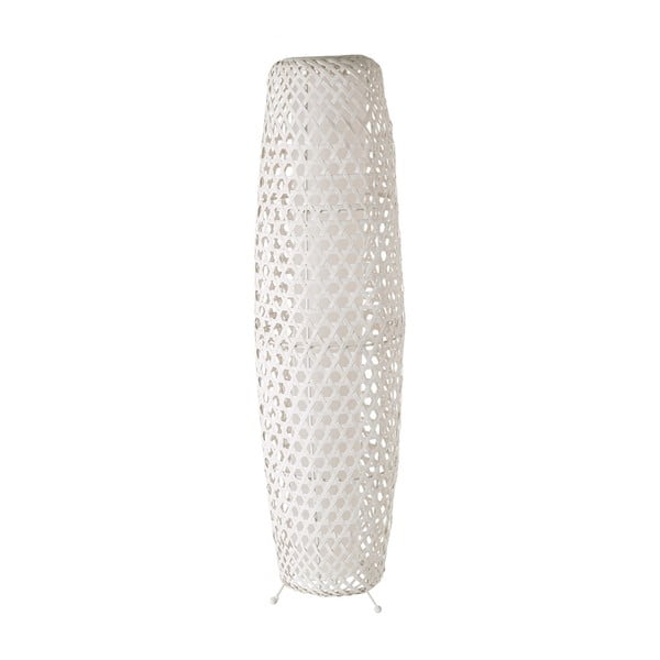 Kremno bela stoječa svetilka z bambusovim senčilom (višina 88 cm) – Casa Selección