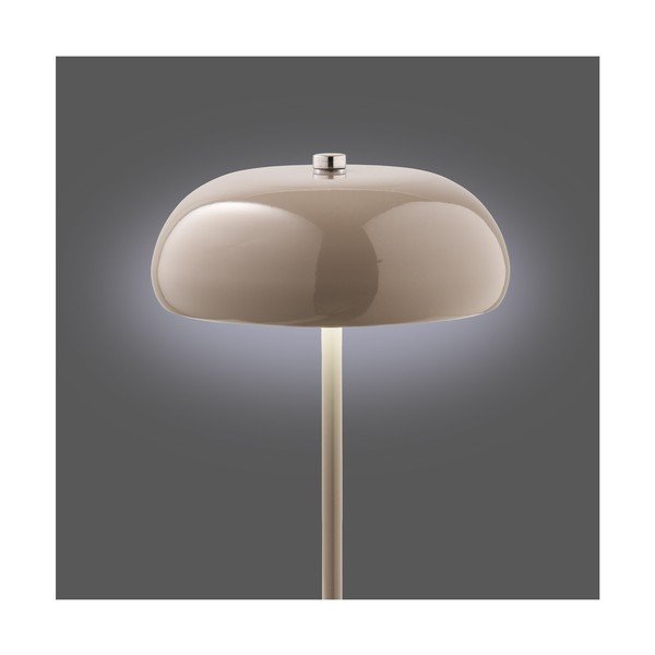 Sivorjava kovinska LED namizna svetilka (višina 23 cm) Margate – House Nordic-image-4