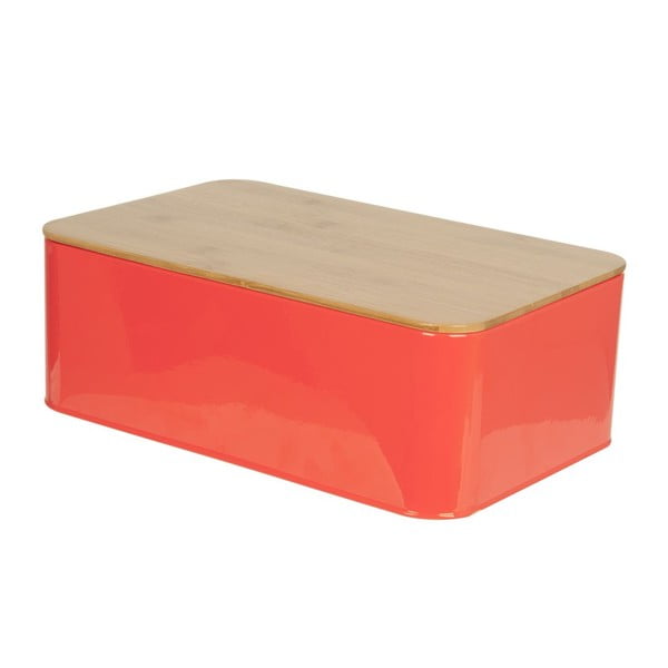 Trdna neonsko oranžna škatla za kruh