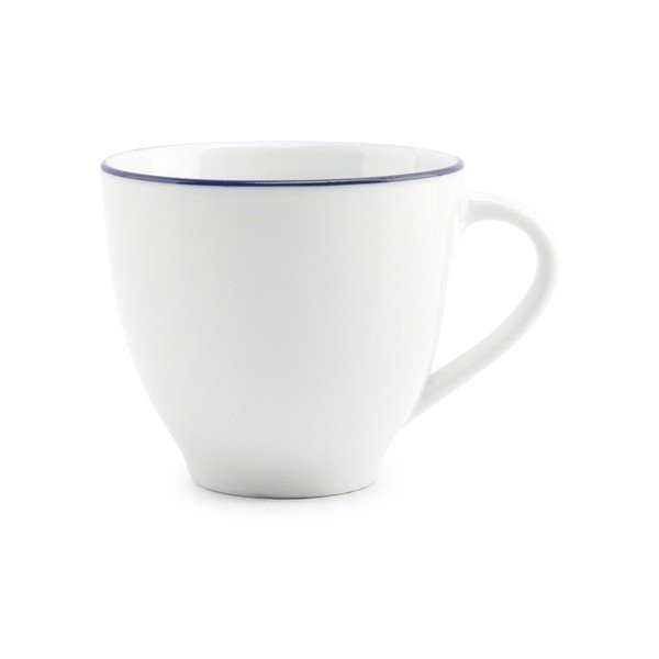 Bela porcelanasta skodelica za kapučino 200 ml Basic White – BonBistro