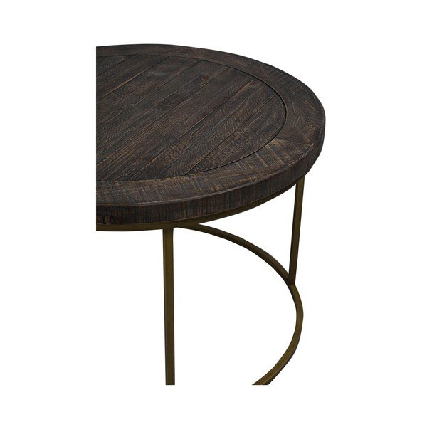 Rjava lesena kavna mizica Rowico Dalton-image-1