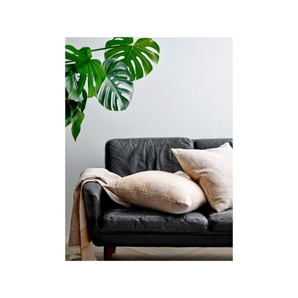 Svetlo rjavo pregrinjalo iz organskega bombaža Södahl Infinity, 130 x 170 cm-image-1