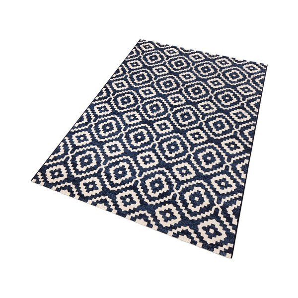 Modra preproga Mint Rugs Diamond Ornamental, 80 x 150 cm-image-3