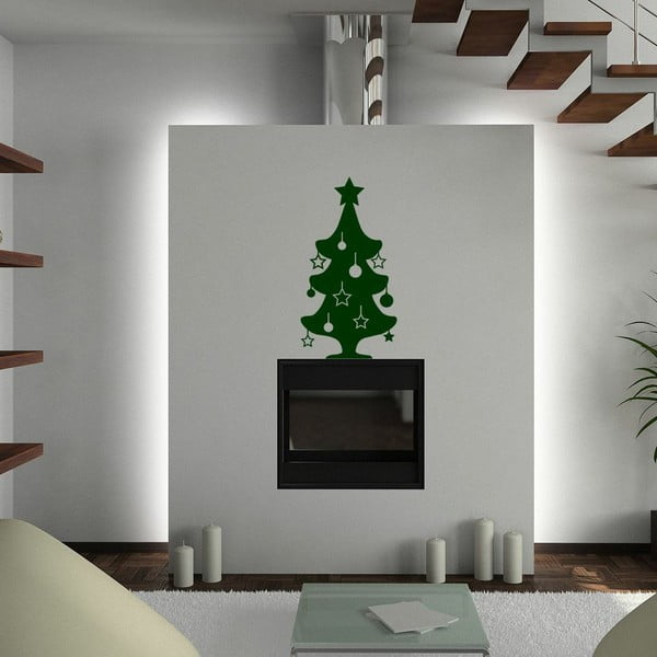 Nalepka Little Green božično drevo