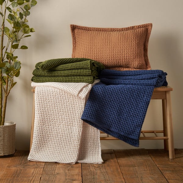 Bombažna okrasna blazina 30x50 cm Jaipur Chunky Waffle – Pineapple Elephant-image-4