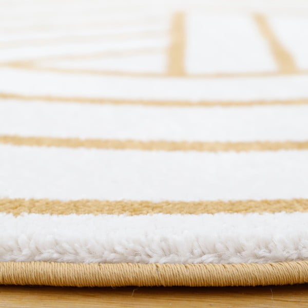 Belo-rumena preproga Nattiot Luisa, ø 110 cm-image-3