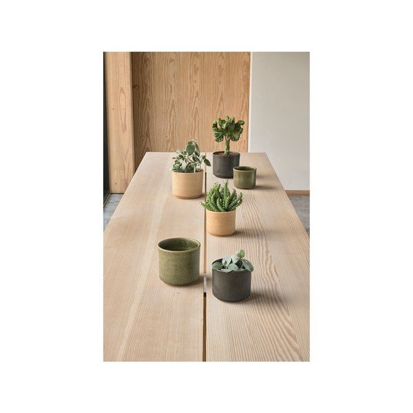 Lončen okrasni cvetlični lonec ø 17 cm Leer - Villa Collection-image-1