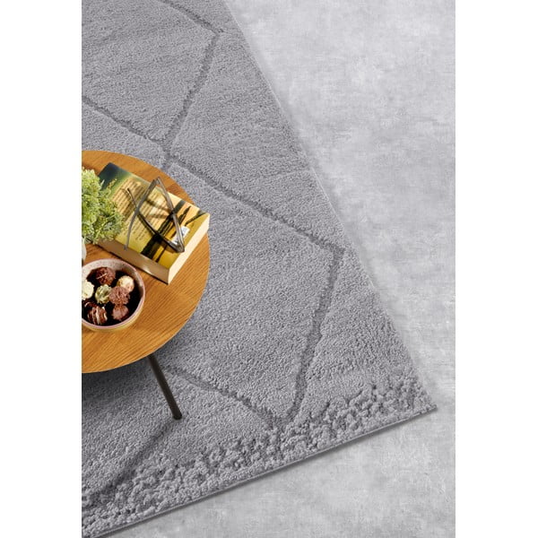 Siva preproga 120x170 cm Perrotin Light Grey – Elle Decoration-image-2