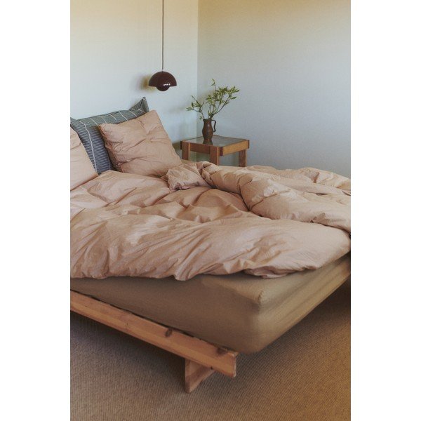 Postelja iz masivnega bora z letvenim dnom v naravni barvi 120x200 cm Kanso – Karup Design-image-4