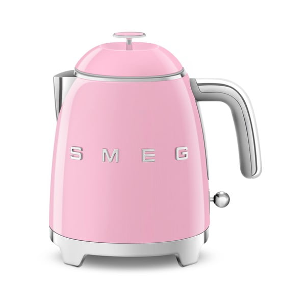 Rožnat grelnik vode iz nerjavečega jekla 800 ml Retro Style – SMEG