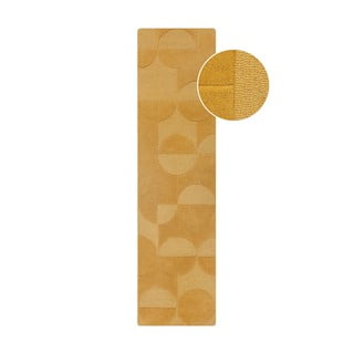 Oker rumen volneni tekač 60x230 cm Gigi - Flair Rugs