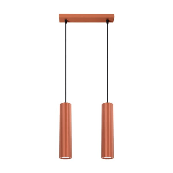 Opečnato oranžna viseča svetilka Gleam – Sollux