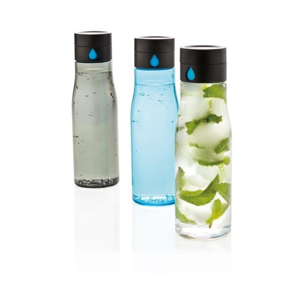 Črna potovalna steklenička XD Design Aqualicious, 600 ml-image-4