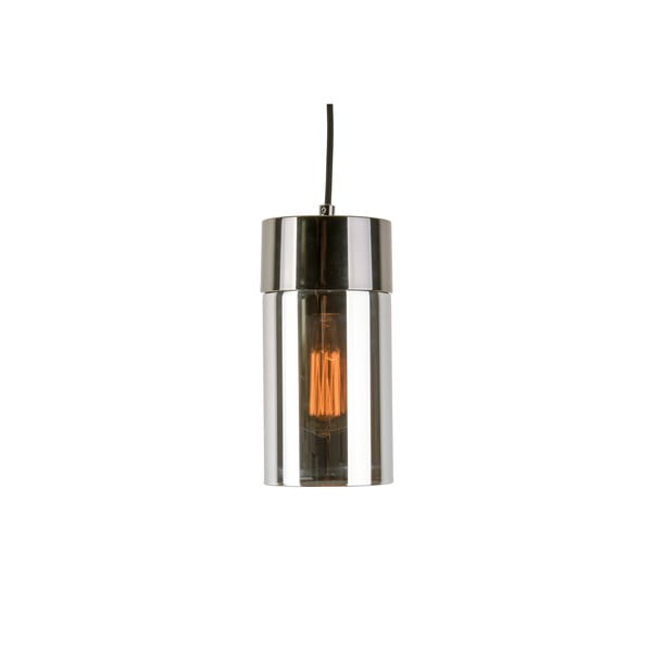 Viseča svetilka v kovinsko sivi barvi z zrcalnim sijajem Leitmotiv Lax