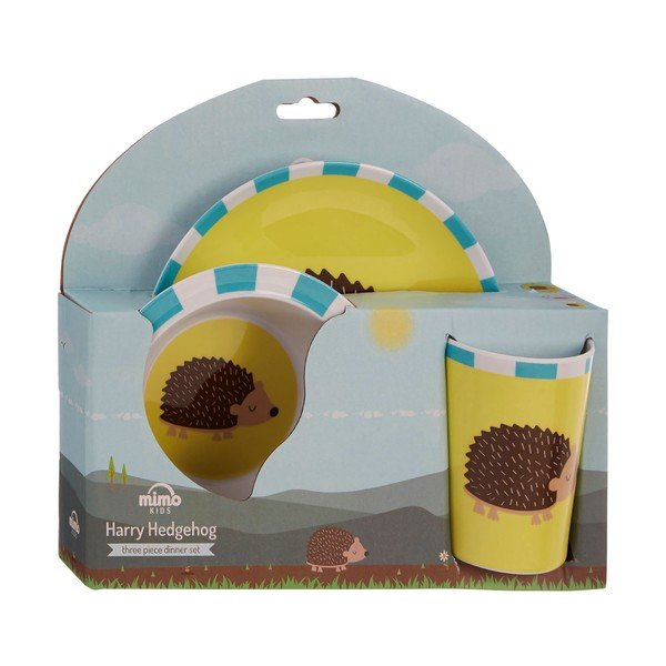 3-delni jedilni set za otroke z motivom ježka Premier Housewares-image-4