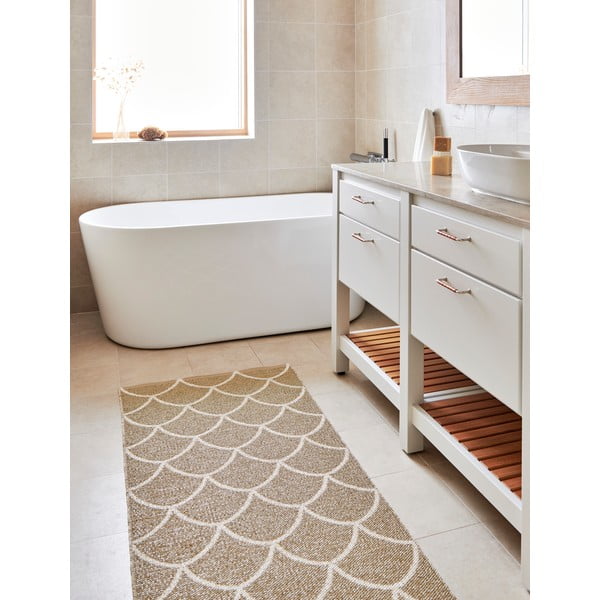 Bež zunanji in notranji tekač 70x225 cm Kotte Sand – Pappelina-image-1