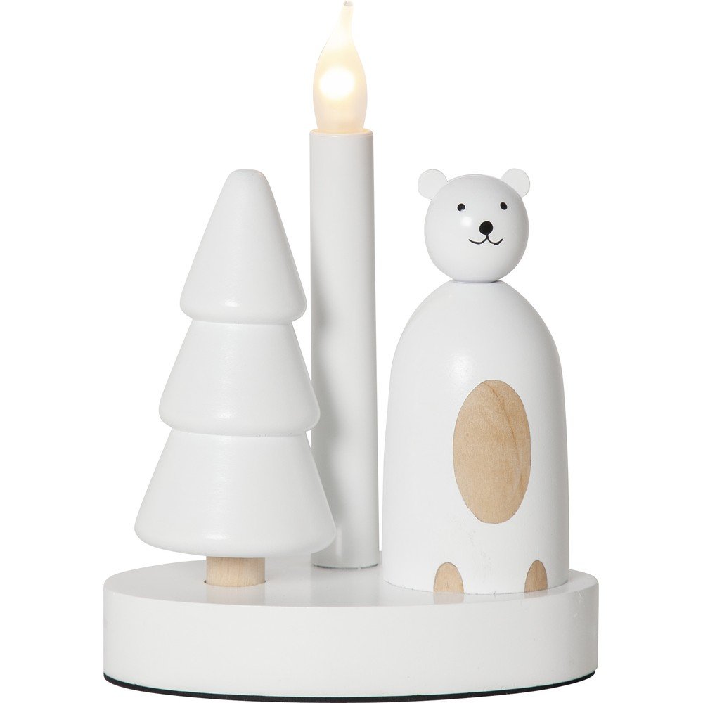 LED svečnik z vtikačem (višina 21 cm) Christmas Joy