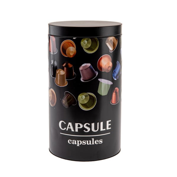 Črna posoda za kavne kapsule Black3D – Dakls