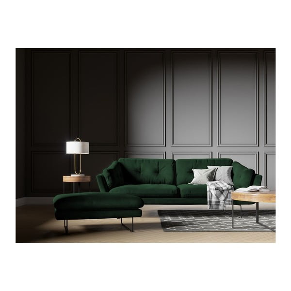 Zelen tabure z žametno prevleko Windsor & Co Sofas Gravity-image-3