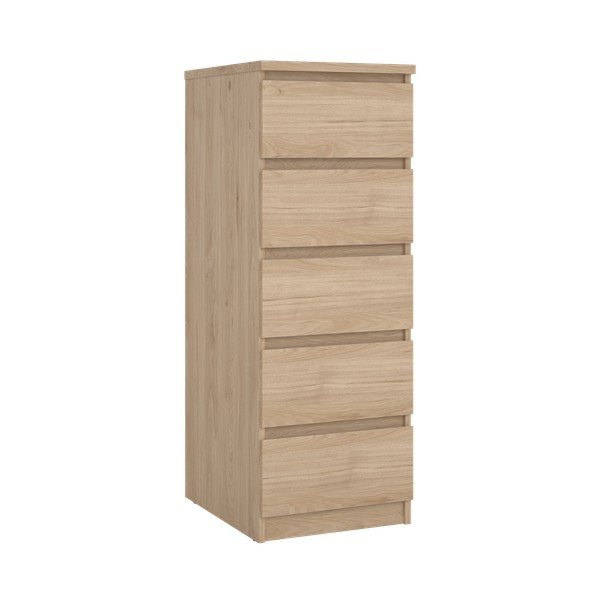 Komoda v hrastovem dekorju 40x111x50 cm Naia – Tvilum-image-2