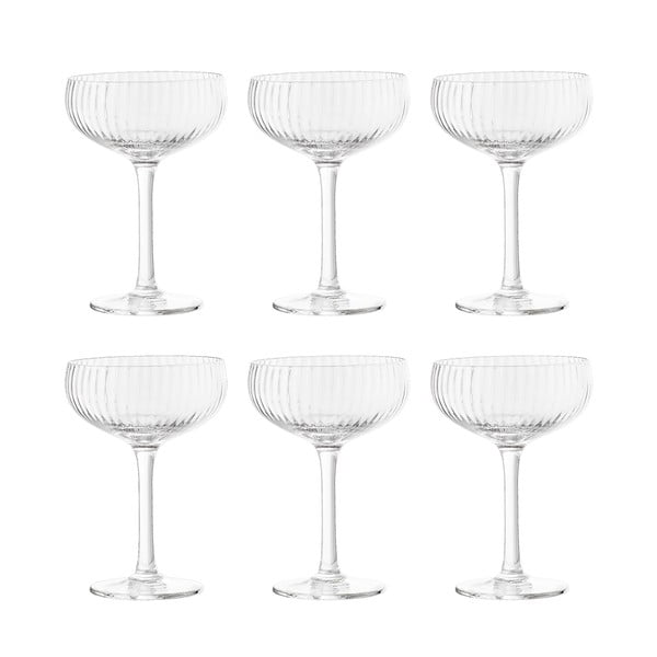 Kozarci za penino v kompletu 6 ks 250 ml Astrid – Bloomingville