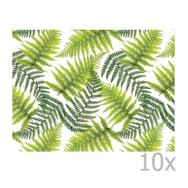 Komplet 10 papirnatih podstavkov za enkratno uporabo Esschert Design Picnic
