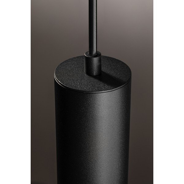 Črna viseča svetilka s kovinskim senčilom Tresos II – GTV-image-4