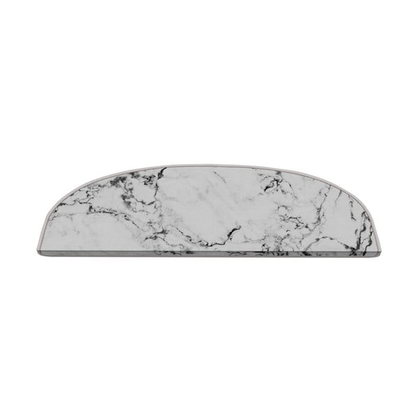 Beli komplet preprog za stopnice 16 ks 20x65 cm Marble Dream – Vitaus