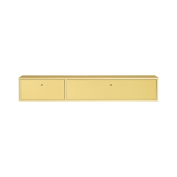 Svetlo rumena TV omarica 136x22 cm Mistral – Hammel Furniture