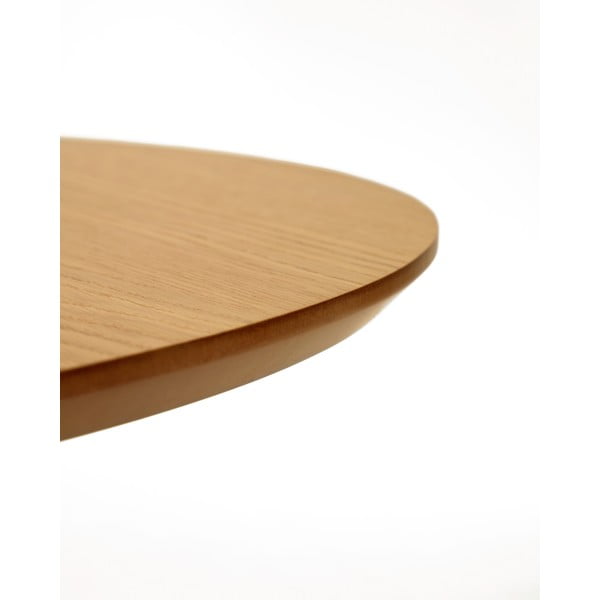 Raztegljiva jedilna miza v hrastovem dekorju 90x140 cm Oqui – Kave Home-image-4