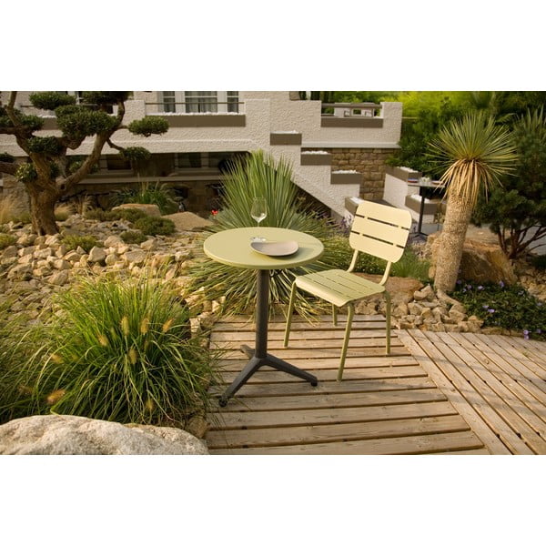 Zeleni kovinski vrtni stoli v kompletu 4 ks Alicante – Ezeis-image-1