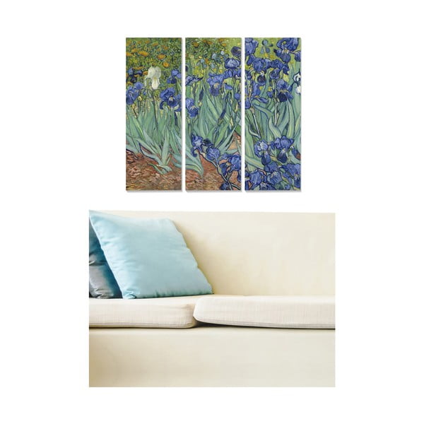 Slike v kompletu 3 ks 20x50 cm Vincent van Gogh – Wallity