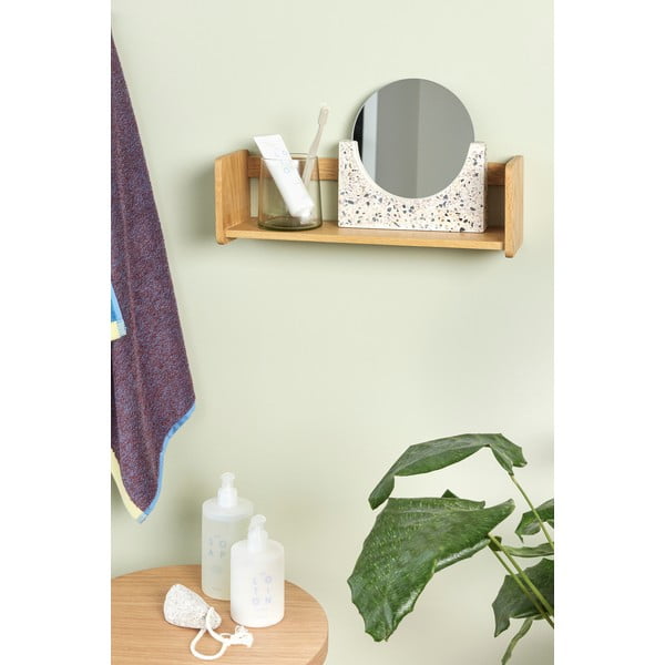 Stenska polica iz hrastovega lesa Hübsch Nomad-image-2