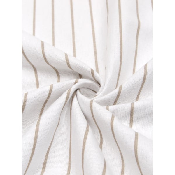 Bela in bež flanelna posteljnina Westwing Collection Talin, 155 x 220 cm-image-1