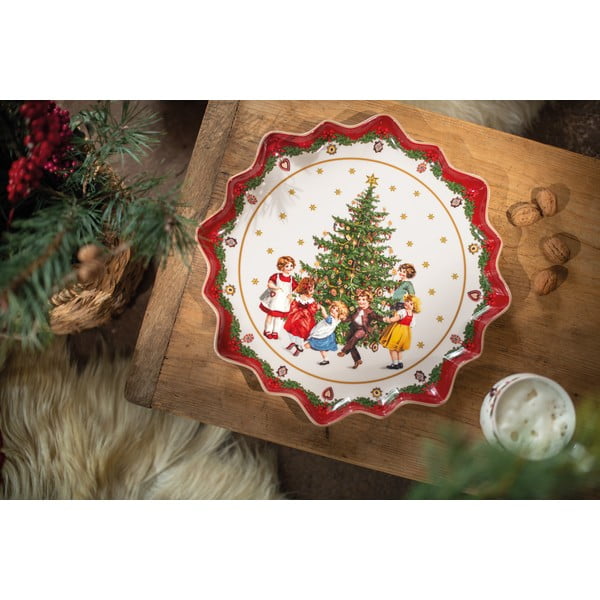 Porcelanski krožnik z božičnim motivom Villeroy&Boch, ø 39 cm-image-3