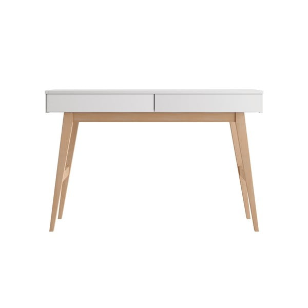 Otroška pisalna miza z belo mizno ploščo 60x120 cm Swing – Pinio