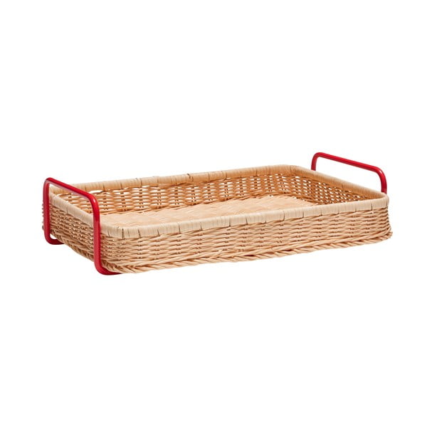 Servirni pladenj iz ratana 27x42 cm Splint – Hübsch