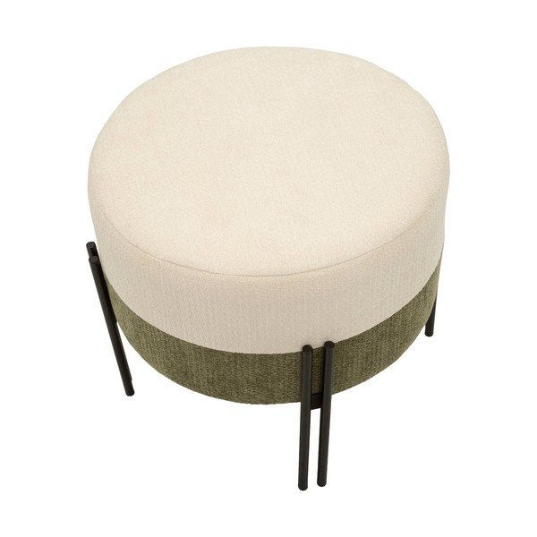 Kaki zelen/kremno bel tabure Modern Style – Mauro Ferretti-image-2