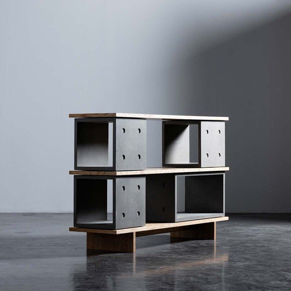 Betonska komoda Lyon Béton  Dice, 155 x 98 cm-image-1