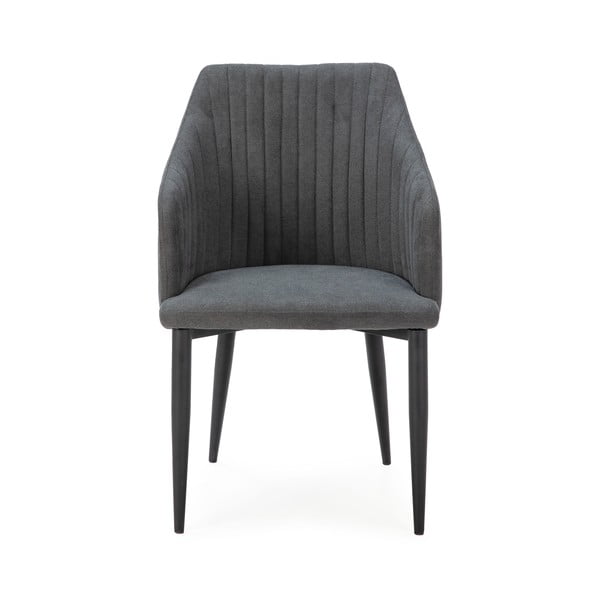 Temno sivi oblazinjeni jedilni stoli v kompletu 2 ks Nadi – Marckeric-image-2