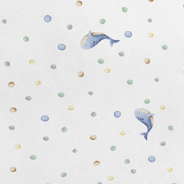 Otroška blazina 50x75 cm Baby whale – Happy Friday-image-1