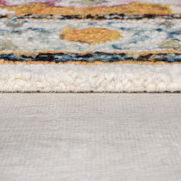Rumena volnena preproga 290x200 cm Dahlia - Flair Rugs-image-4