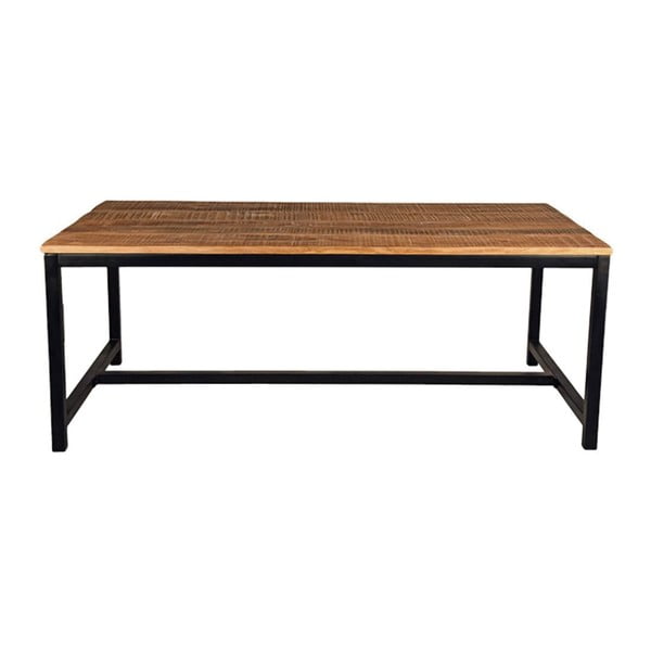 Jedilna miza s ploščo iz akacijevega lesa LABEL51 Gent, 200 x 100 cm