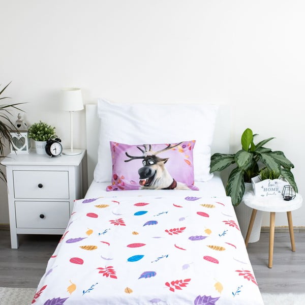 Bombažna otroška posteljnina za otroško posteljico 100x135 cm Frozen "Wind" – Jerry Fabrics-image-1