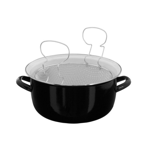 Črn fritezni pekač Premier Housewares, prostornina 5 l-image-1
