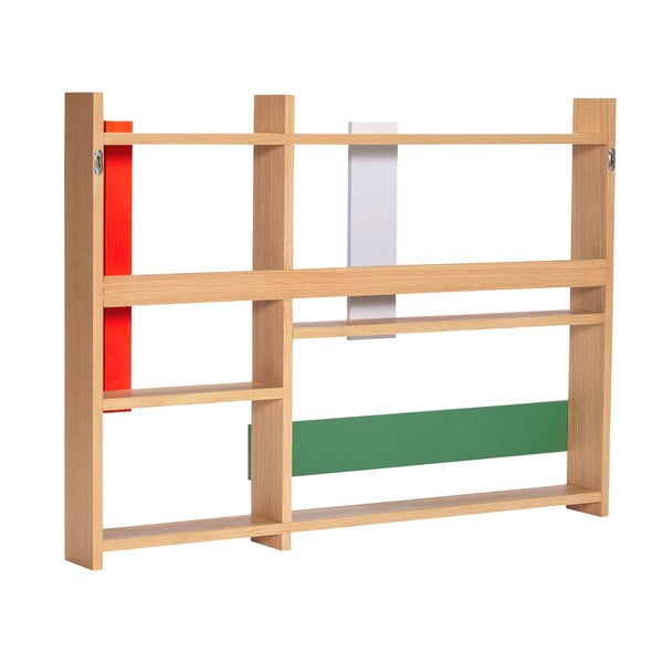 Večnivojska polica v hrastovem dekorju 110 cm Arki – Hübsch-image-2