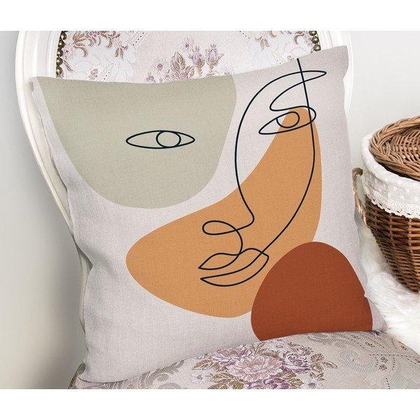 Prevleka za vzglavnik Minimalist Cushion Covers Post Modern, 45 x 45 cm-image-2