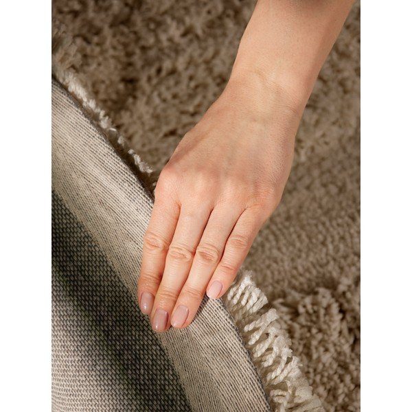 Bež ročno tkana okrogla preproga ø 160 cm Lambeth Jasper – Ted Baker-image-2