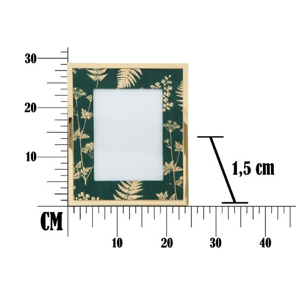 Zeleno-zlat okvir za namizne fotografije Mauro Ferretti Glam, 15 x 20 cm-image-2