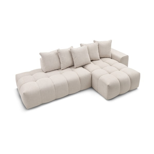 Bež kotni kavč (desni kot) Mont-Blanc - Bobochic Paris-image-4